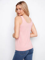 Charlie B Bamboo Viscose Reversible Cami - Peony