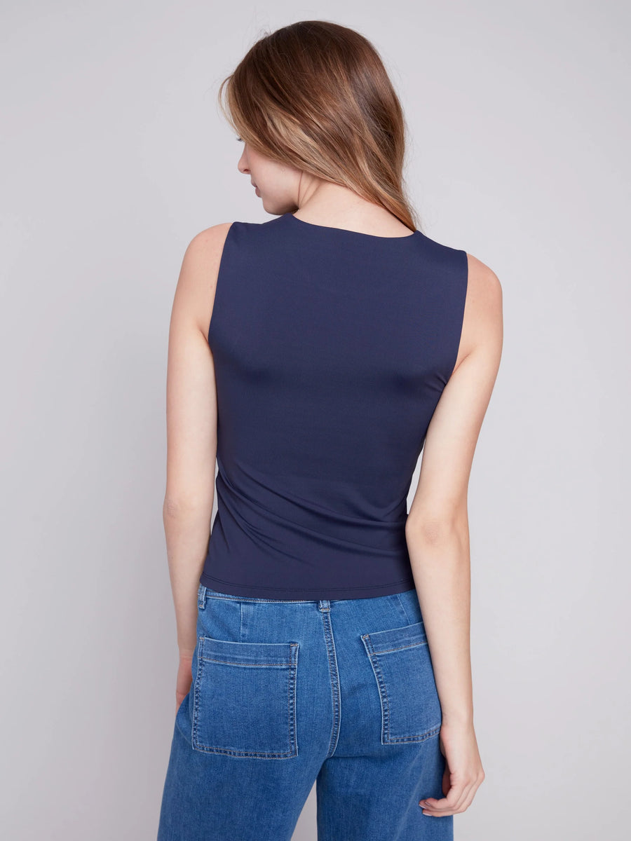 Charlie B Sleeveless Ribbed Tank – E & Co. Boutique