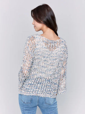 Charlie B Tape Yarn Crew Neck Sweater