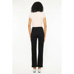 Kancan High Rise Slim Straight Black Denim