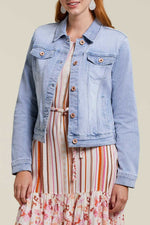 Tribal Fashions Classic Denim Jean Jacket - Vistablue