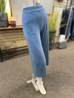 Inspired by Wild Palms Cotton Breezy Pull On Capri - Denim