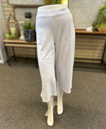 Inspired by Wild Palms Cotton Breezy Pull On Capri - White