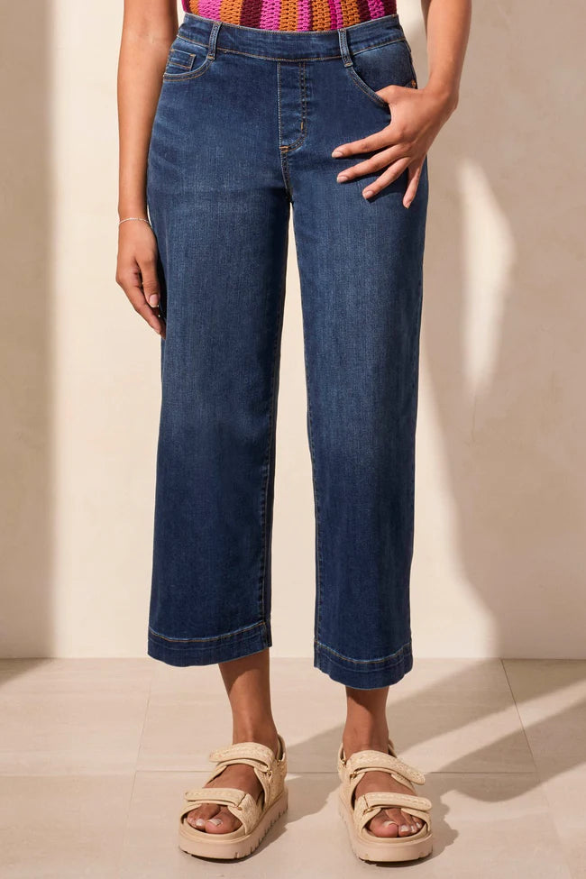 Tribal Fashion Audrey Comfort Stretch Pull-On Flare Jeans