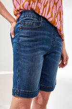 Tribal jeans Audrey Pull-On Bermuda Boundless Denim - Faded Blue