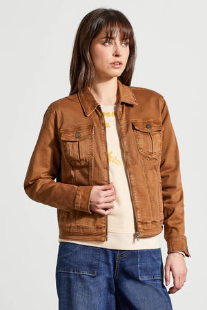 Tribal Fashion Comfort Stretch Zip-Up Jacket