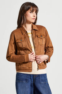 Tribal Fashion Comfort Stretch Zip-Up Jacket