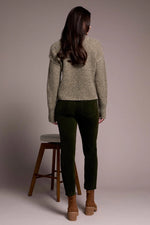 Tribal Fashions Multi Speckle Sweater with Puff Sleeve