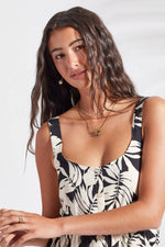 Tribal Fashions XIX PALMS Cropped Jumpsuit