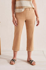 Tribal Fashions 5 Pocket Kick Flare Pull-On Capri