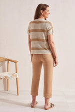 Tribal Fashions 5 Pocket Kick Flare Pull-On Capri