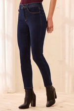 Tribal Jeans Sophia Curvy Boundless Stretch Denim - Dark Night