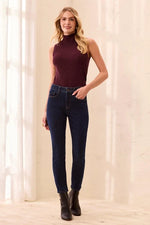 Tribal Jeans Sophia Curvy Boundless Stretch Denim - Dark Night