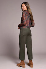 Tribal Fashions Slub Cotton Stretch Sophia Curvy Wide Leg Jeans