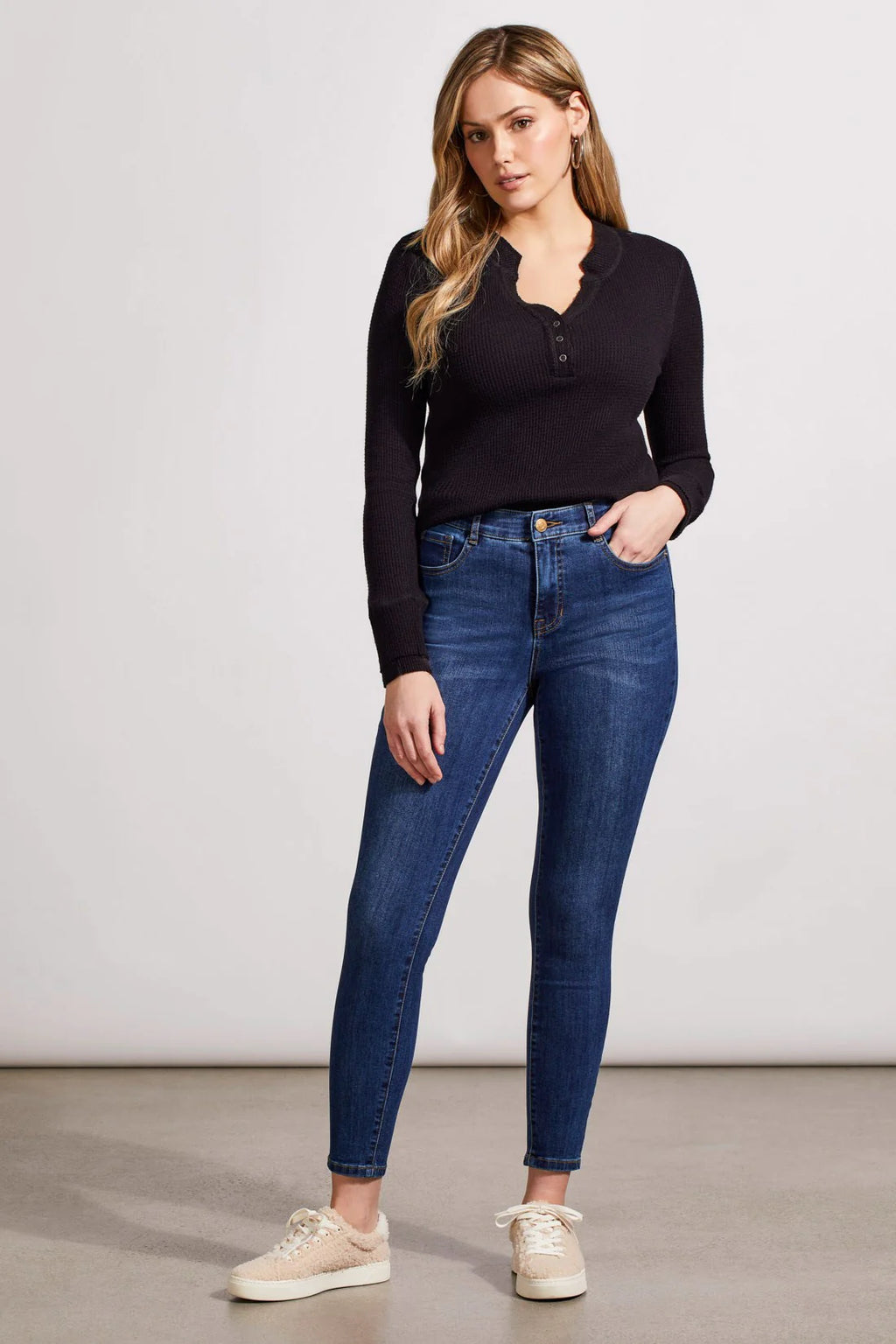 Tribal Fashion Shopia Curvy Skinny Jean with Fly Front