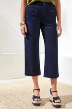 Tribal Fashions Sophia Palazzo Leg Hugging Denim Jeans - Nautical