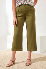 Tribal Fashions Sophia Palazzo Leg Hugging Denim Jeans - Rainforest
