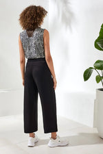 Tribal Sport Techno Lux Scuba Pant with Waistband - Black