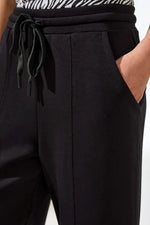 Tribal Sport Techno Lux Scuba Pant with Waistband - Black