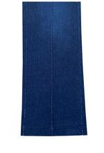 Ethyl Wide Leg Denim Jean with Front Seam Feature