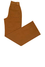 Ethyl Wide Leg Jean with Pork Chop Pocket - Cognac