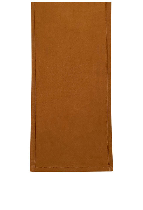 Ethyl Wide Leg Jean with Pork Chop Pocket - Cognac