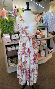 Keren Hart Tropical Tiered Maxi Dress