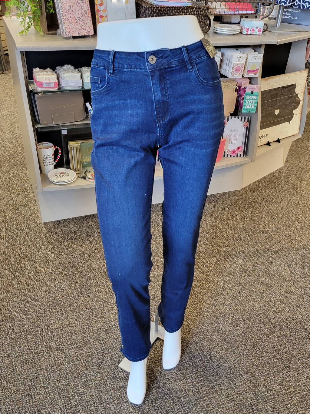 Ethyl Fly Front Straight Leg Denim