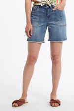 Tribal Fashion Pork Chop Short - Dark Vintage Denim