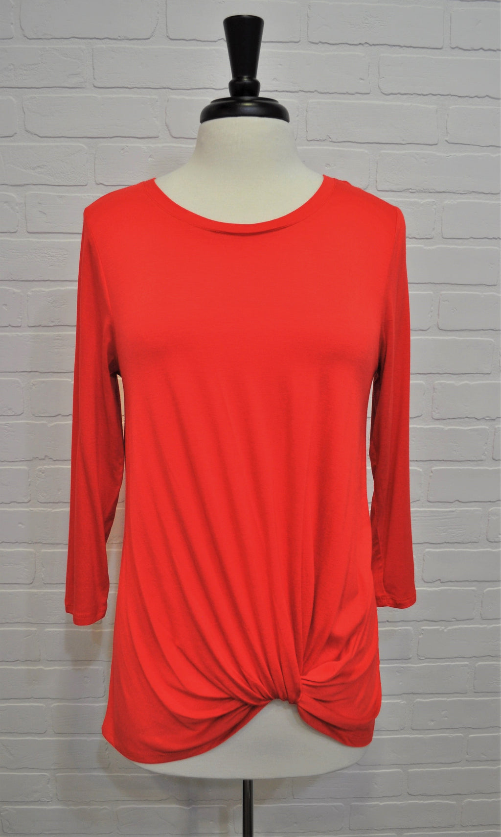 Tie Front 3/4 Sleeve by Cupio