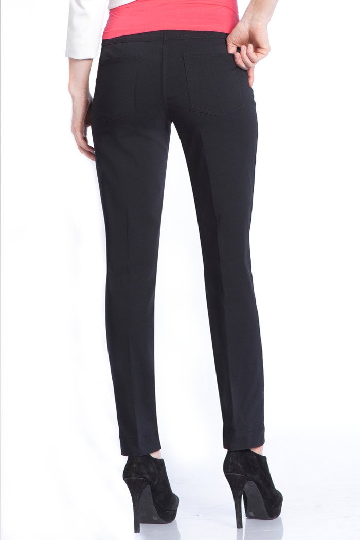 Slimsation by Multiples Pull-On Narrow Leg Ankle Pant / Black E & Co. Boutique Slimsation by Multiples Pull-On Narrow Leg Ankle Pant / Black E & Co. Boutique