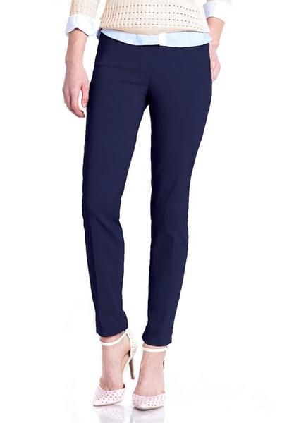 Slimsation by Multiples Pull-On Narrow Leg Ankle Pant / Midnight