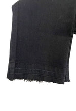 Ethyl Zip Fly Front Fray Capri