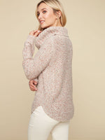 Cable Knit Cowl Neck Sweater