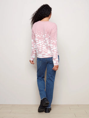 Ombre Animal Print Sweater