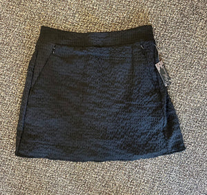Ethyl Bubble Gauze Skort - Black