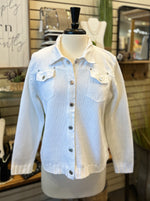 PBJ Blues Sweater Jacket - White