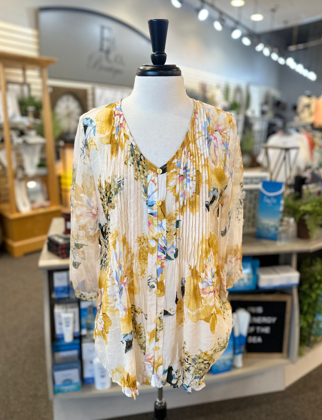 Ethyl Celine Print Blouse - Mango