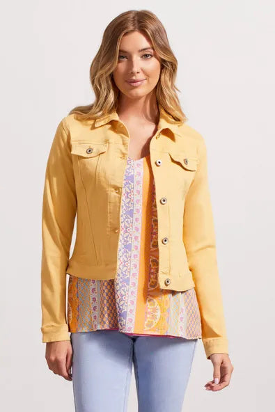 Tribal Fashions Classic Denim Jacket - Yellovango