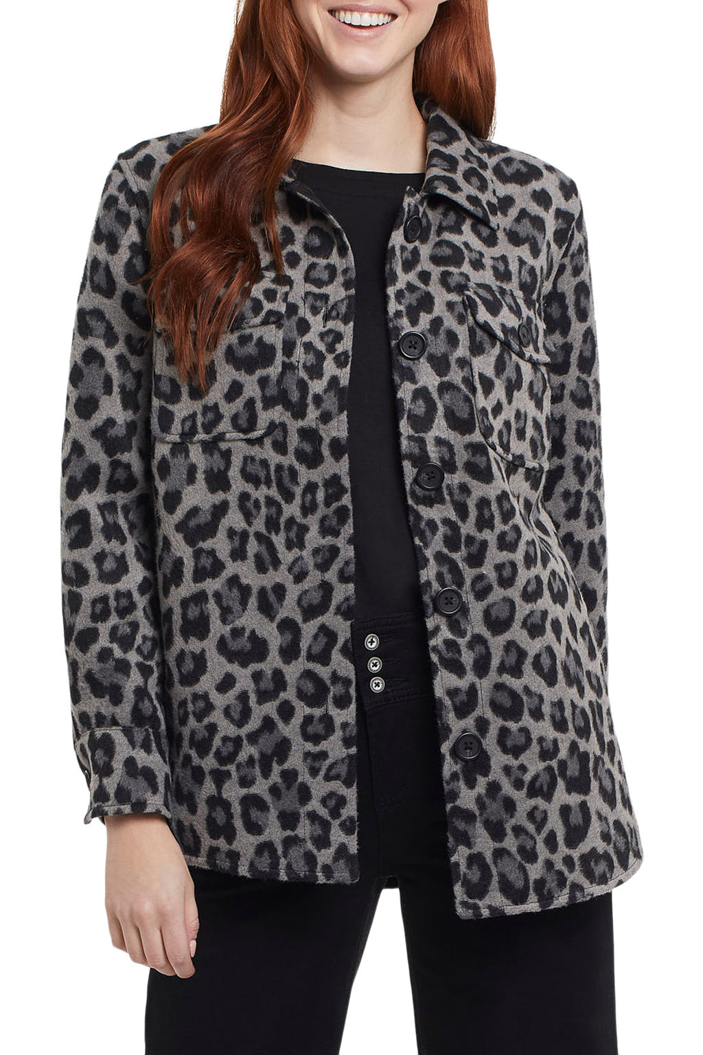 Tribal Fashions Animal Print Shacket